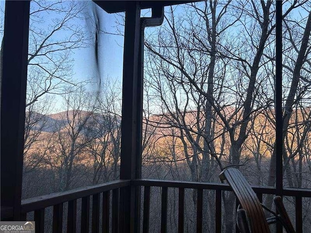 exterior view of a mountain view
