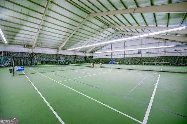 view of tennis court