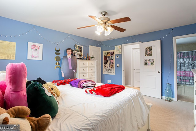 1365 Ivy Plantation, Monroe, GA 30656 - bedroom with carpet and ceiling fan