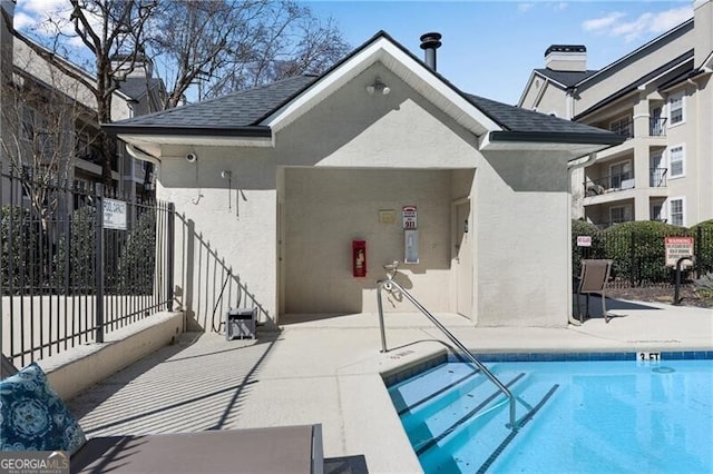 3655 Habersham Rd NE Unit 244B, Atlanta, GA 30305 - community pool with fence and a patio