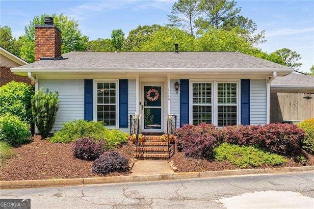 1140 Moorestown Cir, Decatur, GA 30033 - single story home with a chimney