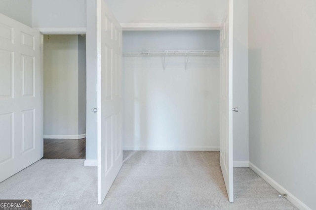 view of closet
