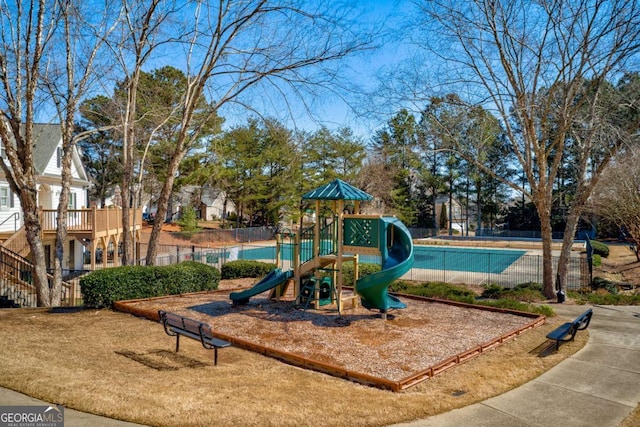 222 Harmony Ct, Alpharetta, GA 30004 - community jungle gym featuring fence