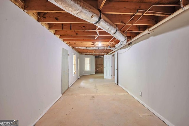 616 Lone Oak Ct, Lithonia, GA 30058 - below grade area with baseboards