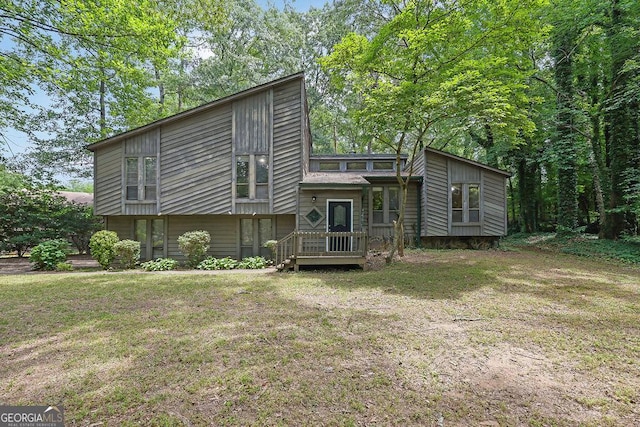 361 Gordon Valley Ln SW, Mableton, GA 30126 - back of property with a deck and a yard