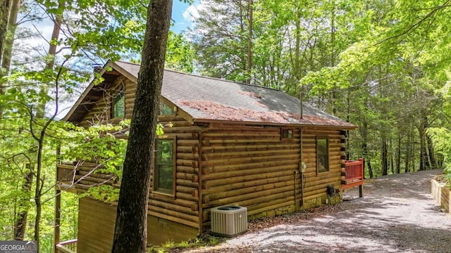 1157 Laurel Creek Rd, Blue Ridge, GA 30513 - view of outbuilding featuring central AC