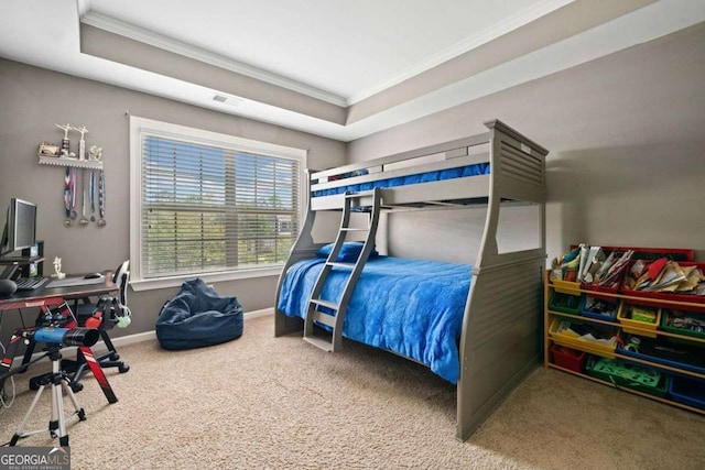 161 Archstone Sq, Mcdonough, GA 30253 - bedroom featuring ornamental molding, carpet, and baseboards