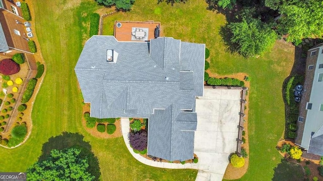 drone / aerial view