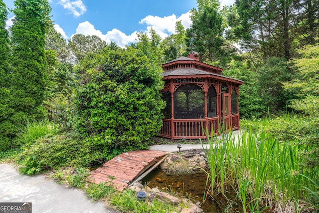 11569 Finley Rd, Johns Creek, GA 30024 - view of property's community featuring a gazebo