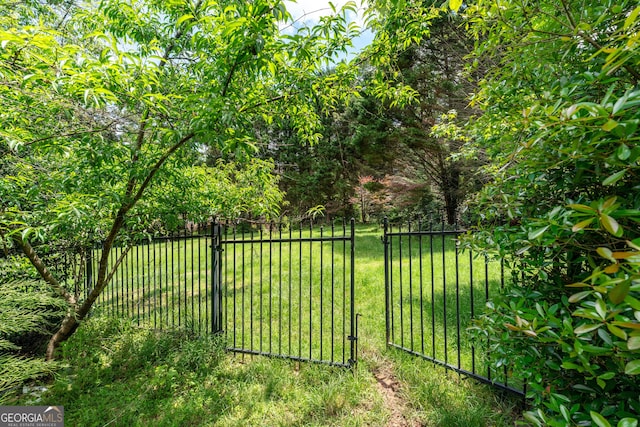 11569 Finley Rd, Johns Creek, GA 30024 - view of yard featuring a gate