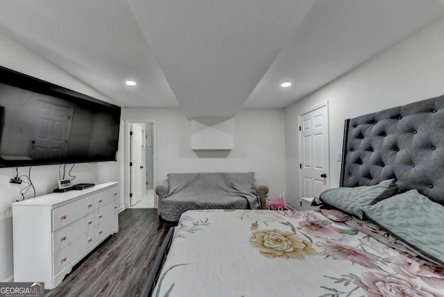 1358 Millstream Trl, Lawrenceville, GA 30044 - bedroom featuring recessed lighting and dark wood-style floors