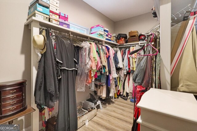 156 Hannah Dr, Jesup, GA 31546 - spacious closet with wood finished floors