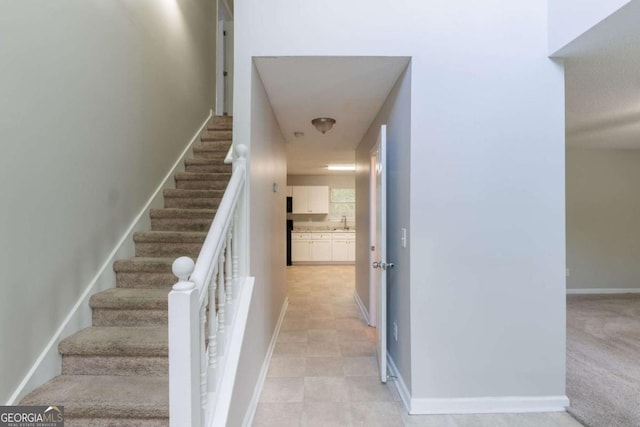 3075 Oakvale Hts, Decatur, GA 30034 - staircase with baseboards