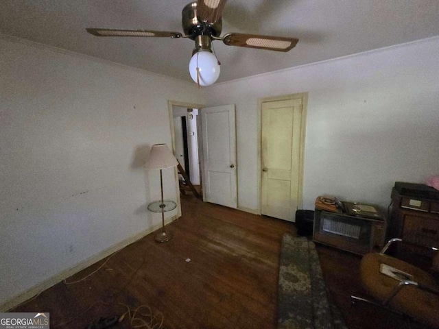 25 Candler Rd SE, Atlanta, GA 30317 - bedroom featuring wood finished floors and a ceiling fan