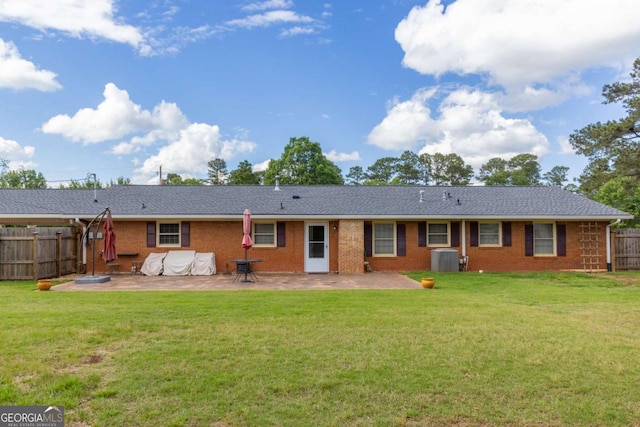 675 Mountain View Dr, Thomaston, GA 30286 - rear view of property featuring a patio and brick siding