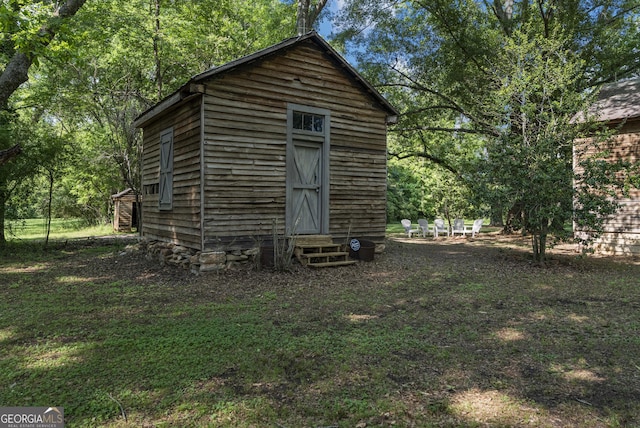 171 N Jefferson Ave, Talbotton, GA 31827 - view of outdoor structure with entry steps