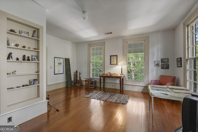 171 N Jefferson Ave, Talbotton, GA 31827 - sitting room featuring wood finished floors and built in features