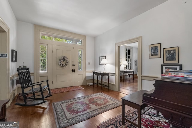 171 N Jefferson Ave, Talbotton, GA 31827 - foyer featuring hardwood / wood-style floors
