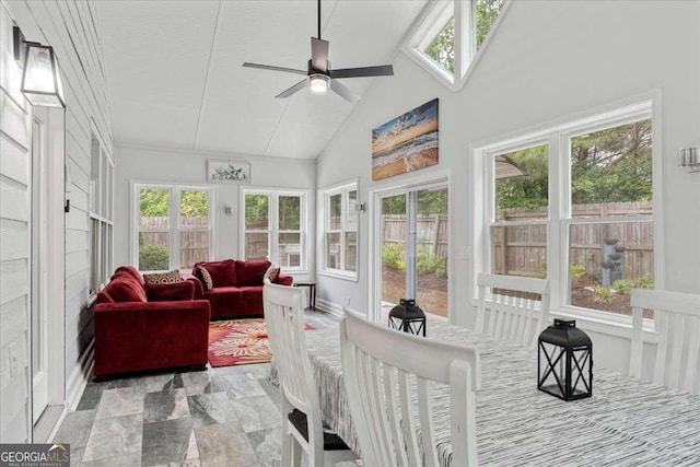 613 Wiley Ct, Canton, GA 30115 - sunroom / solarium with high vaulted ceiling