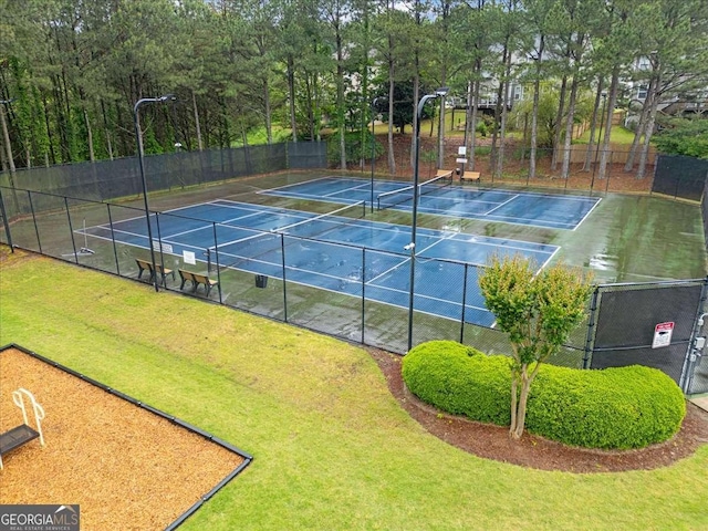 613 Wiley Ct, Canton, GA 30115 - view of tennis court