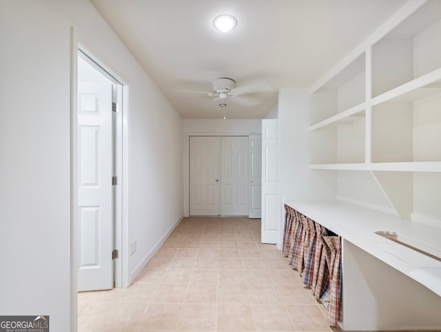 2910 Waverly Place Dr, Dacula, GA 30019 - hallway with light tile patterned floors and baseboards