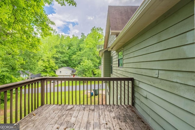 6015 Sumit Ct NW, Kennesaw, GA 30152 - wooden deck with a yard