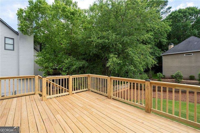 101 Misty Valley Dr, Canton, GA 30114 - view of wooden terrace