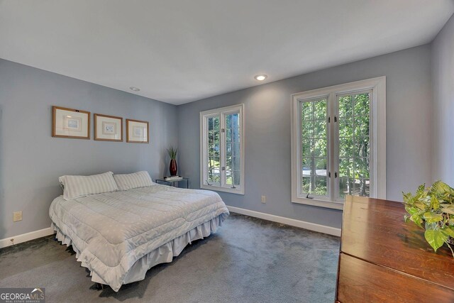 181 Sentinel Pl NE, Marietta, GA 30067 - bedroom featuring baseboards, carpet flooring, and recessed lighting