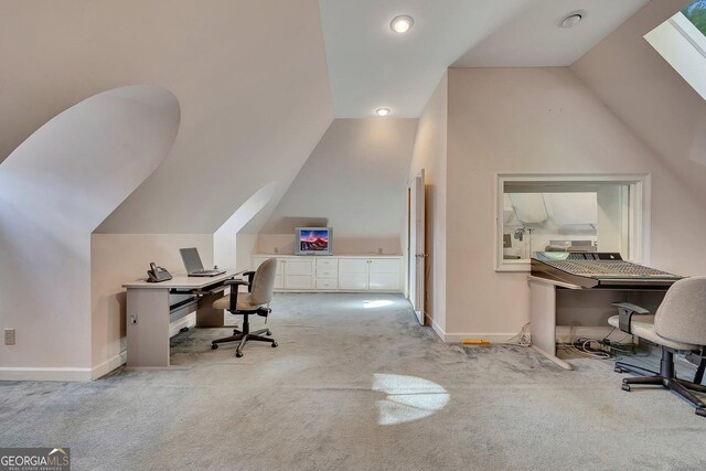 181 Sentinel Pl NE, Marietta, GA 30067 - carpeted office with vaulted ceiling and baseboards