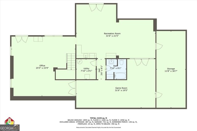 181 Sentinel Pl NE, Marietta, GA 30067 - home floor plan