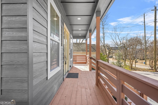 3378 Bachelor St, Atlanta, GA 30344 - view of wooden terrace