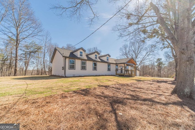 2741 Pierce Rd, Gainesville, GA 30507 - view of front facade with a front lawn and crawl space