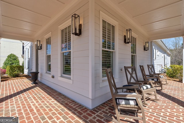 2970 Greenleffe Dr, Statham, GA 30666 - view of patio / terrace featuring a porch