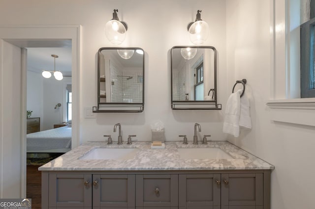 1231 Mansfield Ave NE, Atlanta, GA 30307 - ensuite bathroom with double vanity