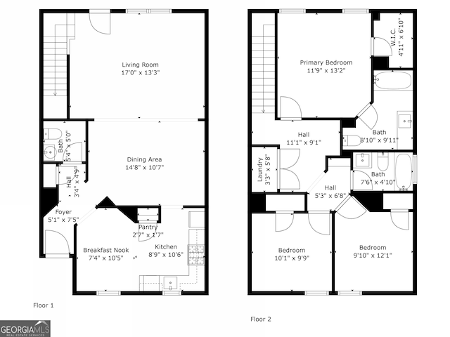 4457 Watson Ridge Dr, Stone Mountain, GA 30083 - property floor plan