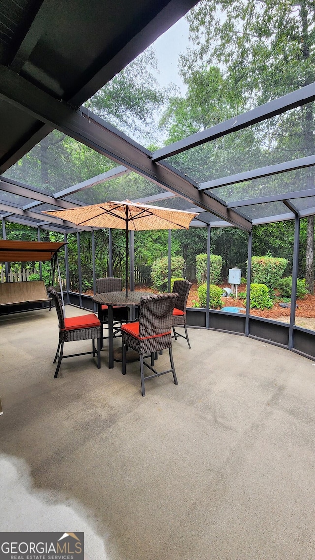 213 Falcon Crst, Warner Robins, GA 31088 - view of patio / terrace featuring outdoor dining area