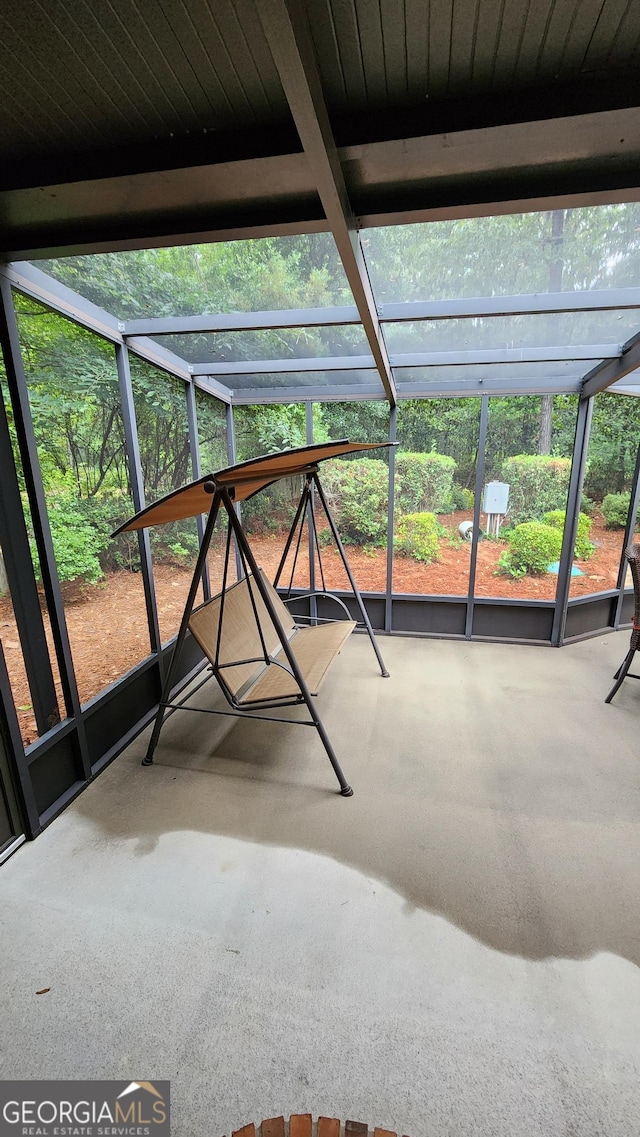 213 Falcon Crst, Warner Robins, GA 31088 - view of unfurnished sunroom