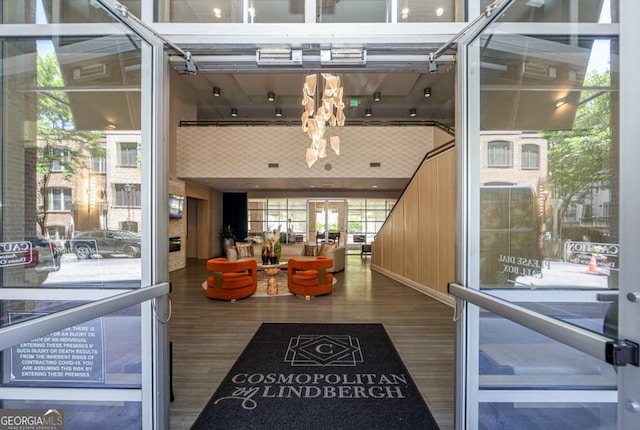 view of community lobby