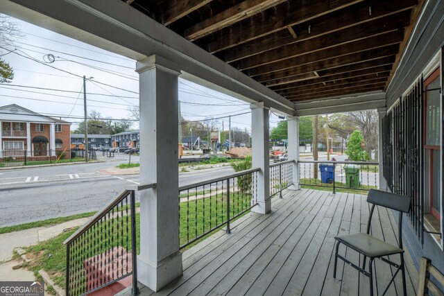 117 Joseph E Lowery Blvd NW, Atlanta, GA 30314 - wooden terrace featuring a porch