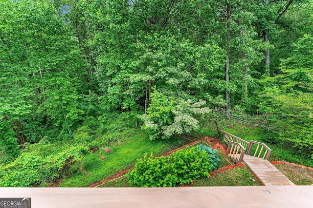251 Cherokee Dr, Fair Play, SC 29693 - view of yard with a view of trees