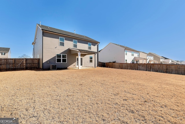 673 Graham Campbell Ln, Statham, GA 30666 - rear view of house with a fenced backyard