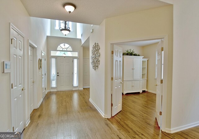 44 Arbor Way, Newnan, GA 30265 - entrance foyer featuring light wood-style flooring and baseboards