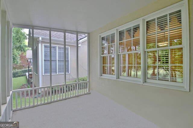 44 Arbor Way, Newnan, GA 30265 - view of unfurnished sunroom