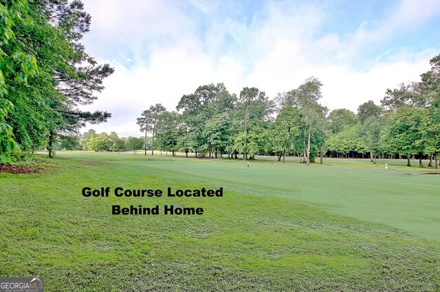 44 Arbor Way, Newnan, GA 30265 - view of community with a lawn, view of wooded area, and golf course view