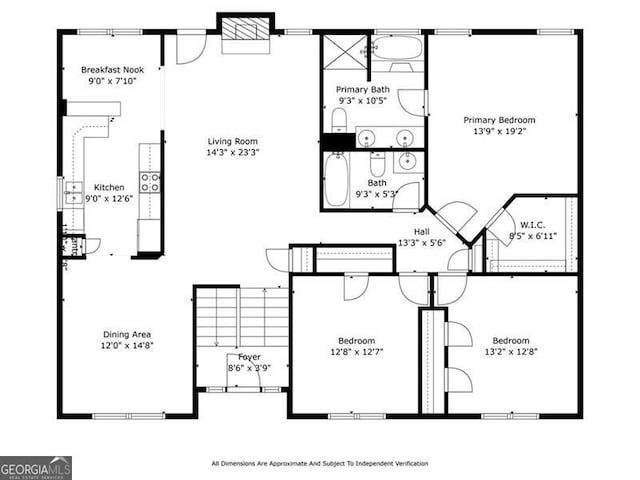 995 Chimney Trace Way, Lawrenceville, GA 30045 - view of room layout