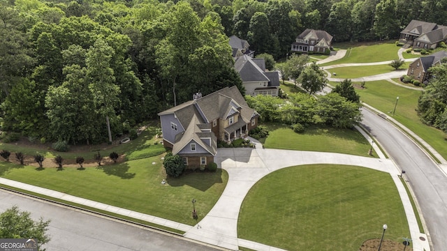 drone / aerial view