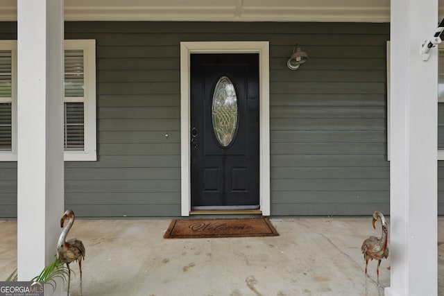 194 Retreat Pl, Woodbine, GA 31569 - doorway to property with a porch