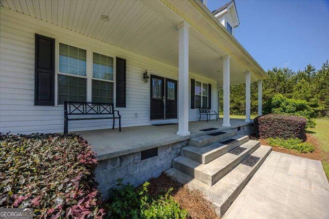 236 Woodland Trail Rd, Cochran, GA 31014 - view of covered porch