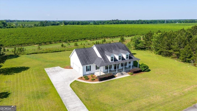 236 Woodland Trail Rd, Cochran, GA 31014 - overview of rural landscape with large plots for crops