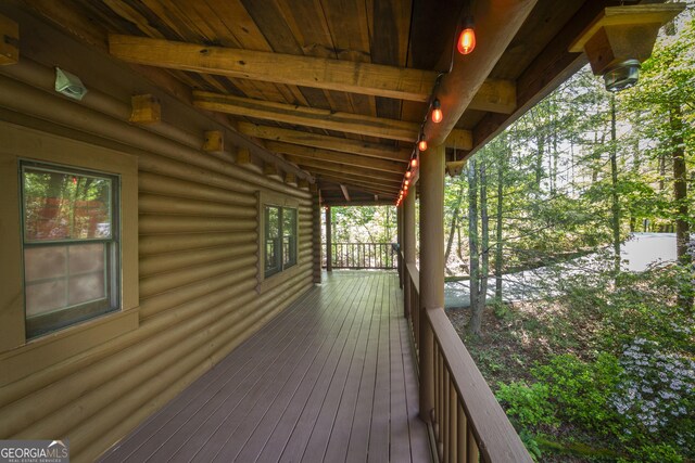 451 Pinecrest Rd, Sautee Nacoochee, GA 30571 - view of deck